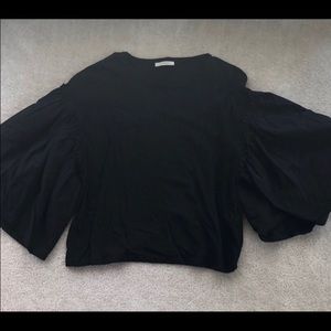 Zara bell sleeve top